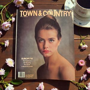 TOWN & COUNTRY MAGAZINE April 1984 ~ Europe ~ Florence Tuscany ~ Comite Colbert